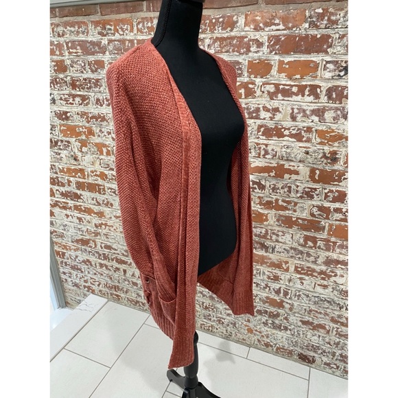 Pink Rose Vintage | Knit Cardigan Sweater with Pockets - Picture 3 of 10